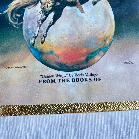 1977 New Vtg Boris Vallejo 50 Book Plates Set Fantasy Sci Fi Art Library Ex Libr - Picture 2 of 7